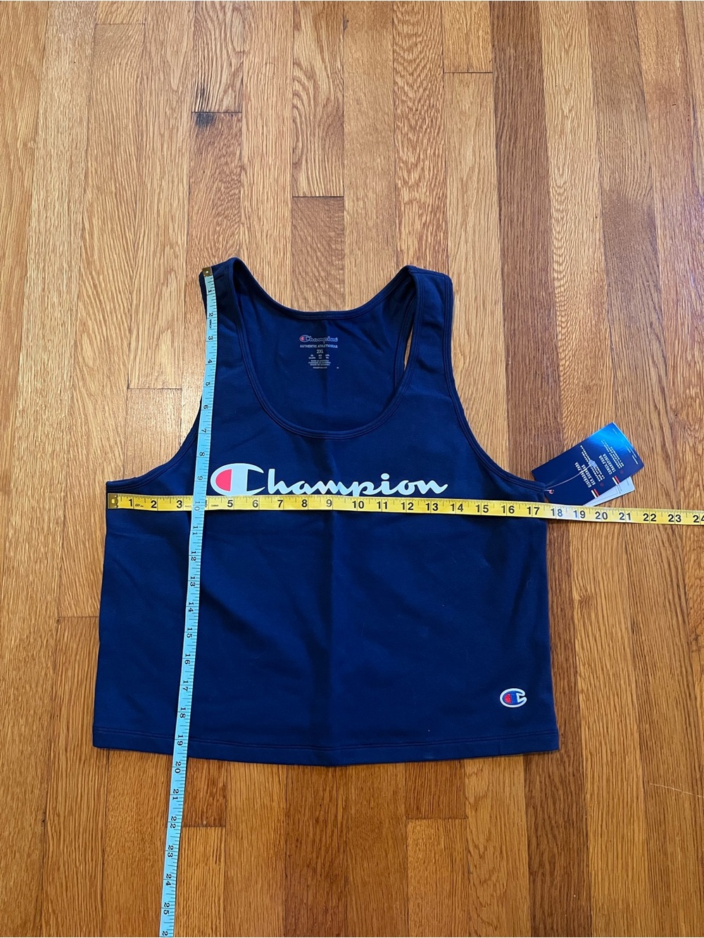 NWT Champion Spell Out Logo Tank 2XL - Picture 7 of 7